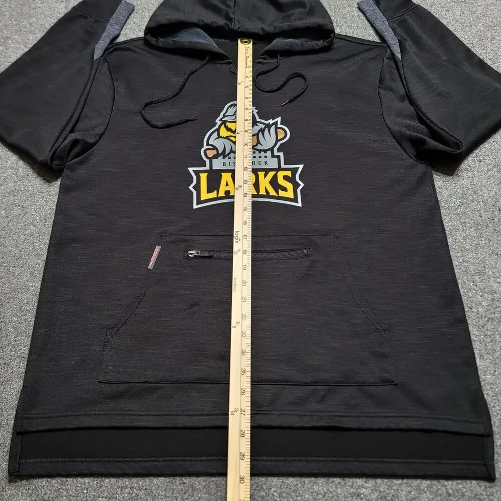 Bismark Larks Hoodie Mens Extra Large Black Rawlings Sweatshirt NWL Sweater
